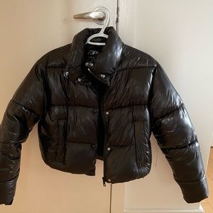 Black Puffer jacket, size small